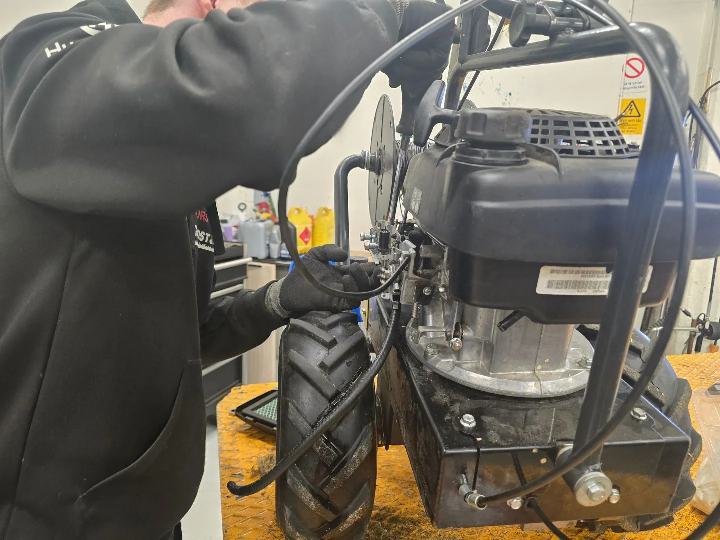 Service av motor