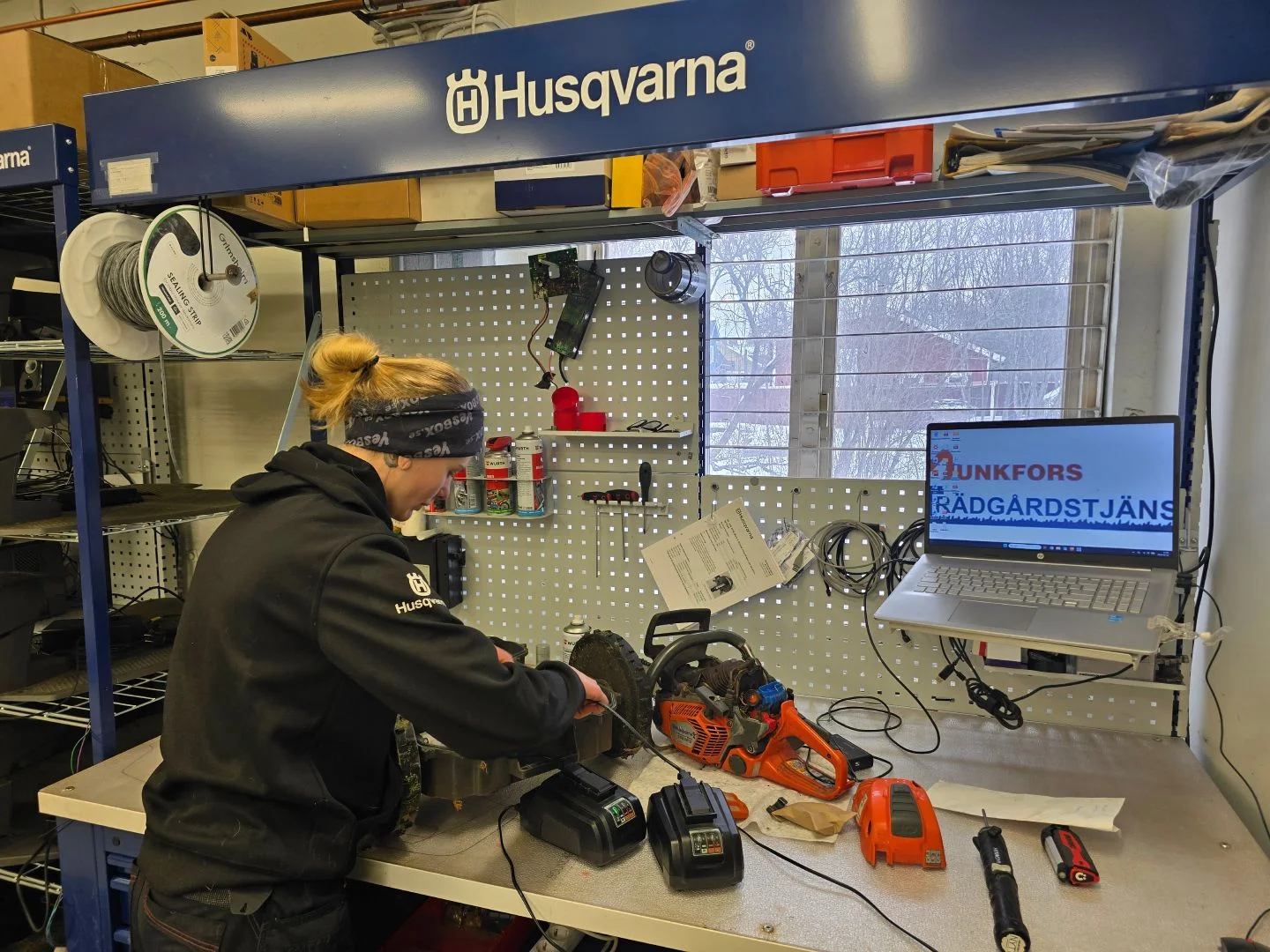 Service av trädgårdsmaskiner